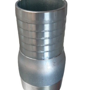 BSPM Plated Steel Nipple - Hose Tail