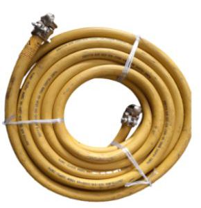3/4" Rubber Yellow Air Hose x 15m